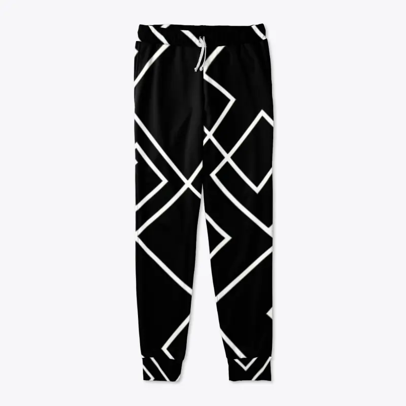 Square Grid Joggers