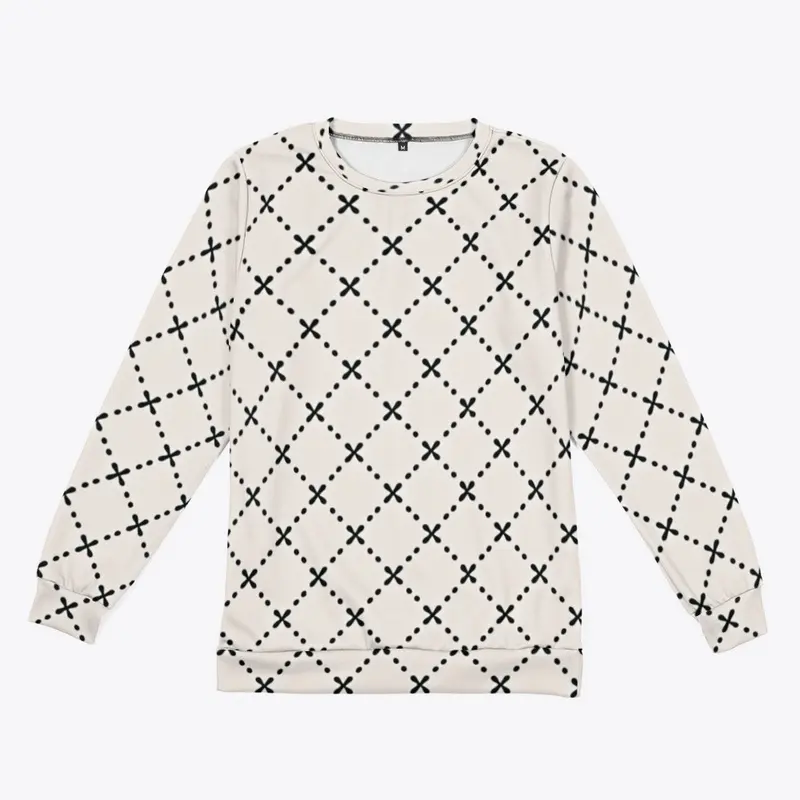 Square Grid Unisex Sweatshirt