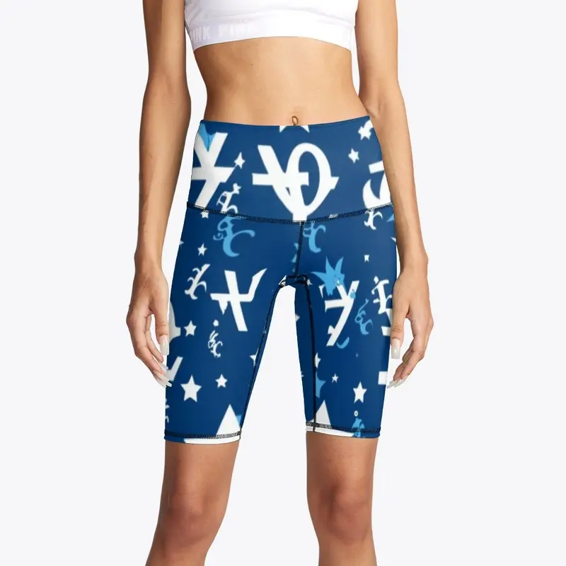 Star Abstract Bike Short