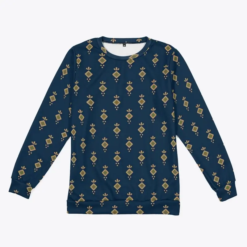 Ditsy Dot Navy Unisex Sweatshirt