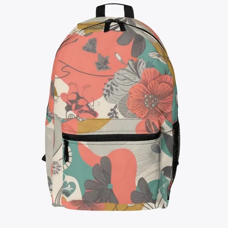 Floral Motifs Backpack