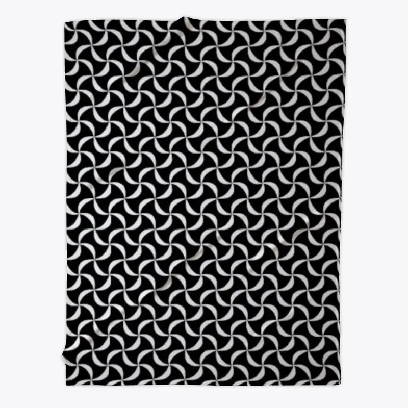 Black Petite Fleece Blanket